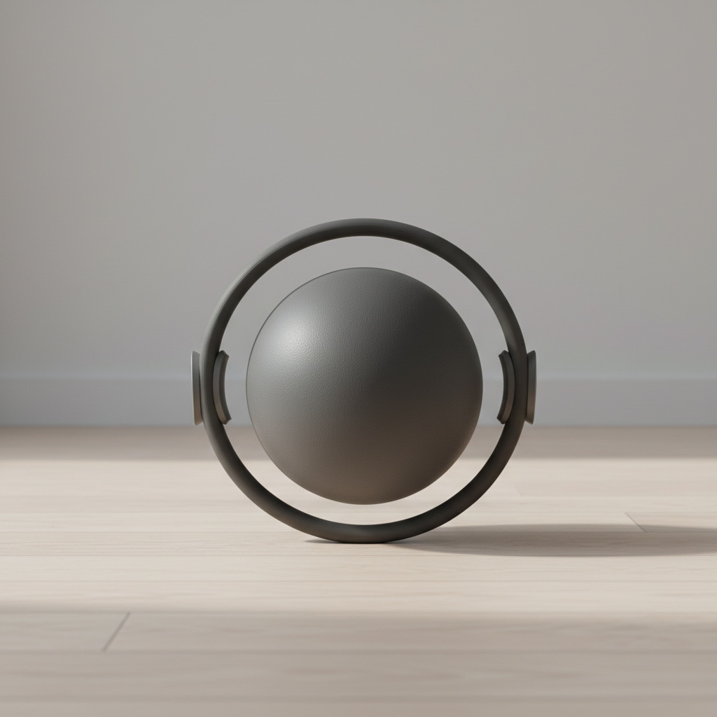 Pilates ball and ring
